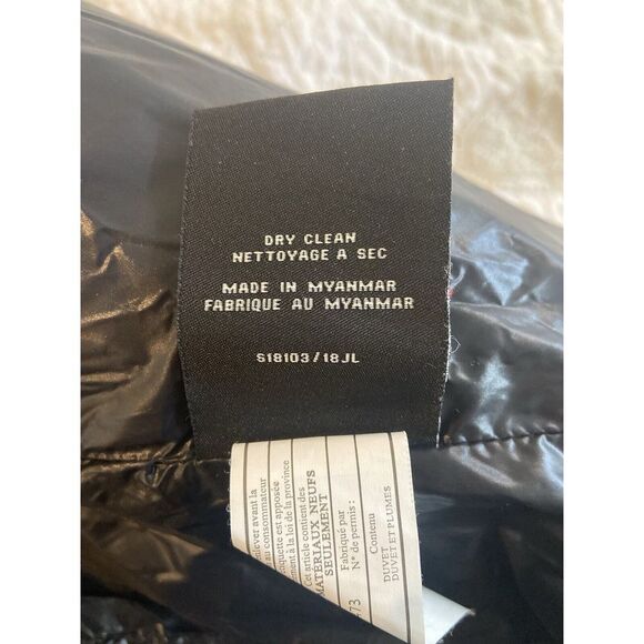 S13‎ New York Bright Red puffer Hooded Duck Down Jacket Coat women ladies SZ XS - Picture 8 of 8